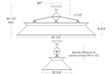 Billiard Single Pendant